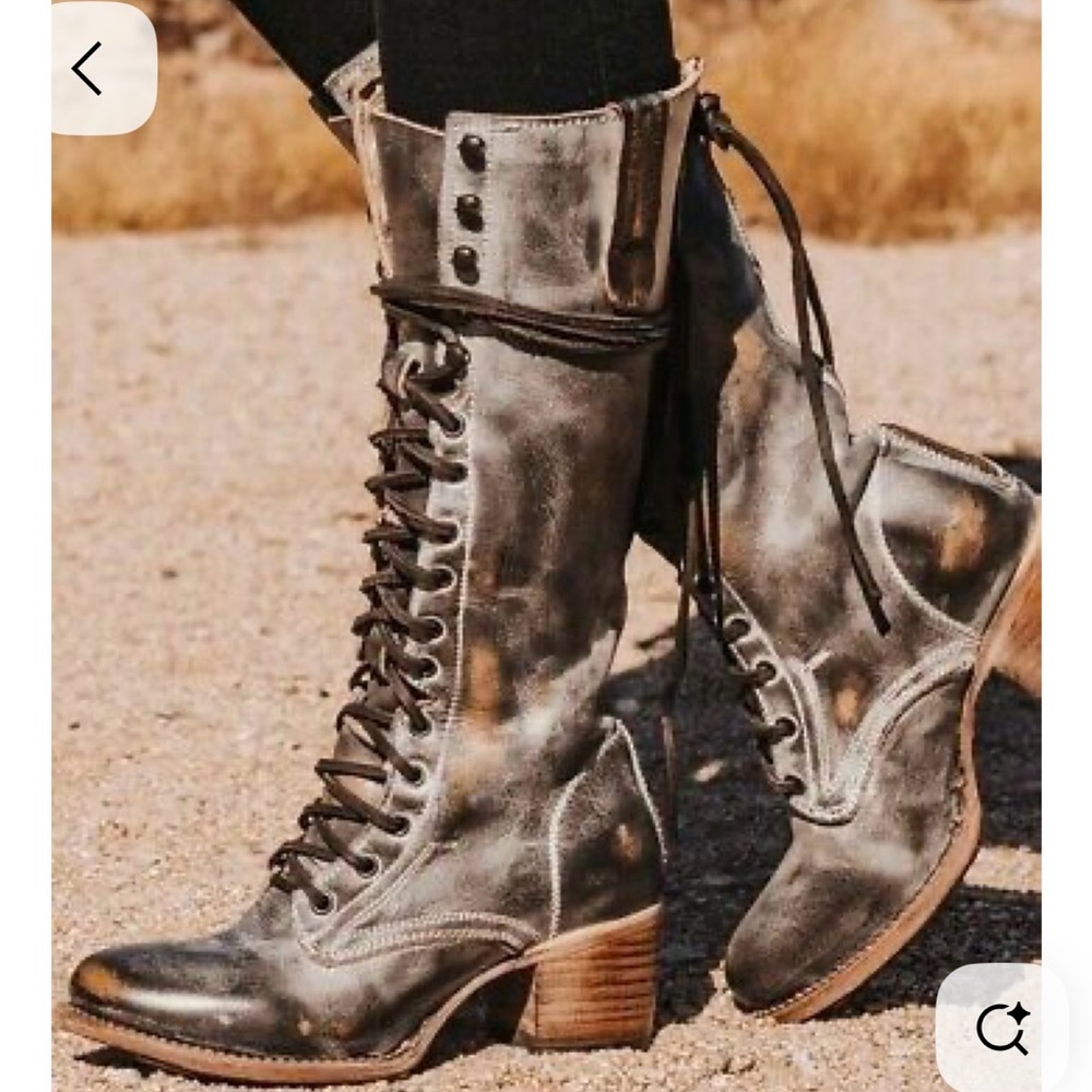 Freebird Granny Boots “Ice”